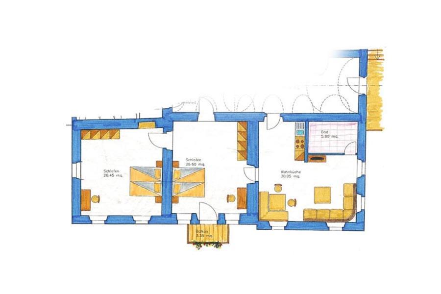 Appartement Pichler Dobbiaco Bagian luar foto